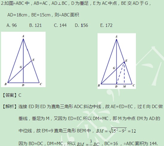 【太奇MBA 2014年9月15日】MBA數(shù)學每日一練 解析